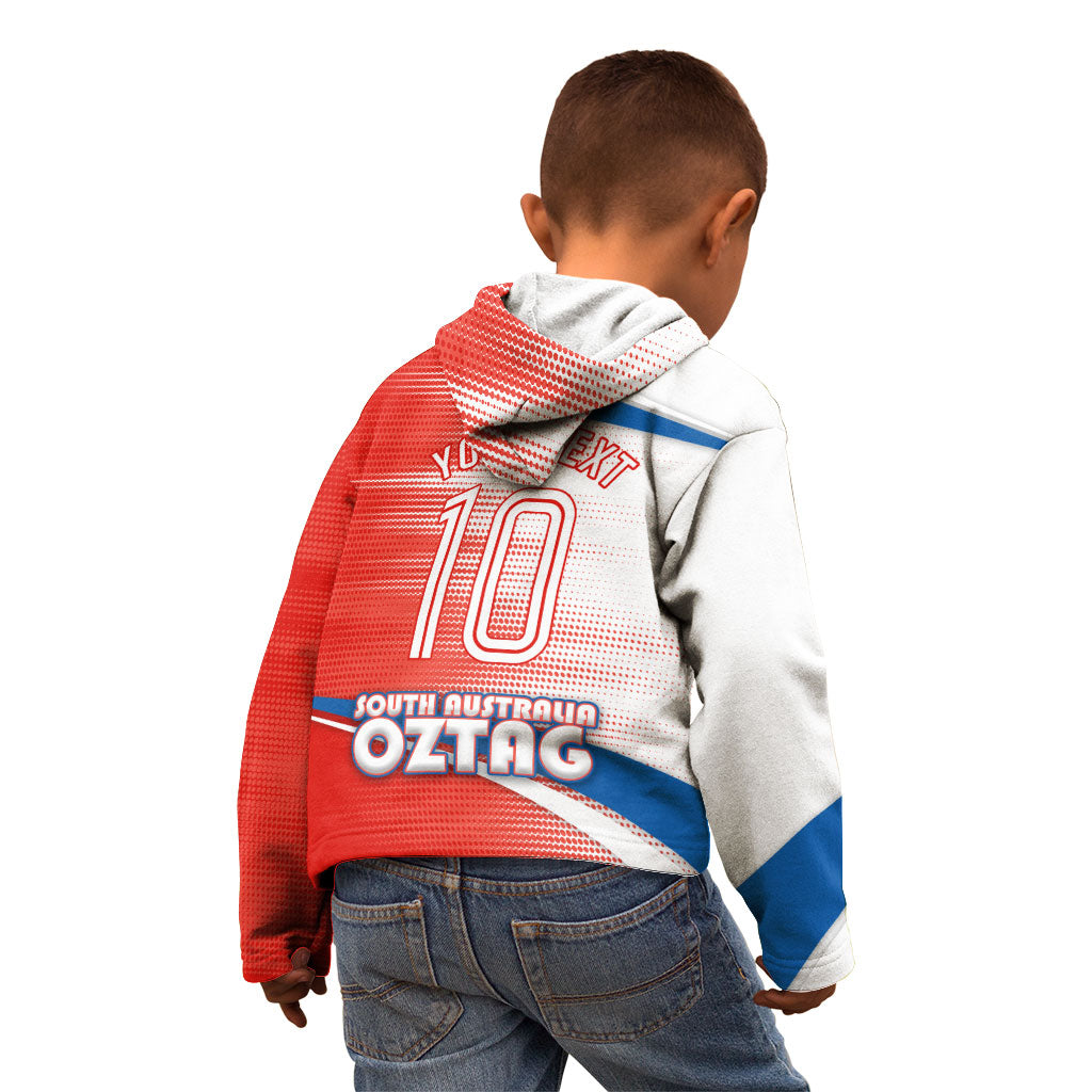 Personalised South Australia Oztag Bird Kid Hoodie Australian Tag Rugby Bird Mascot