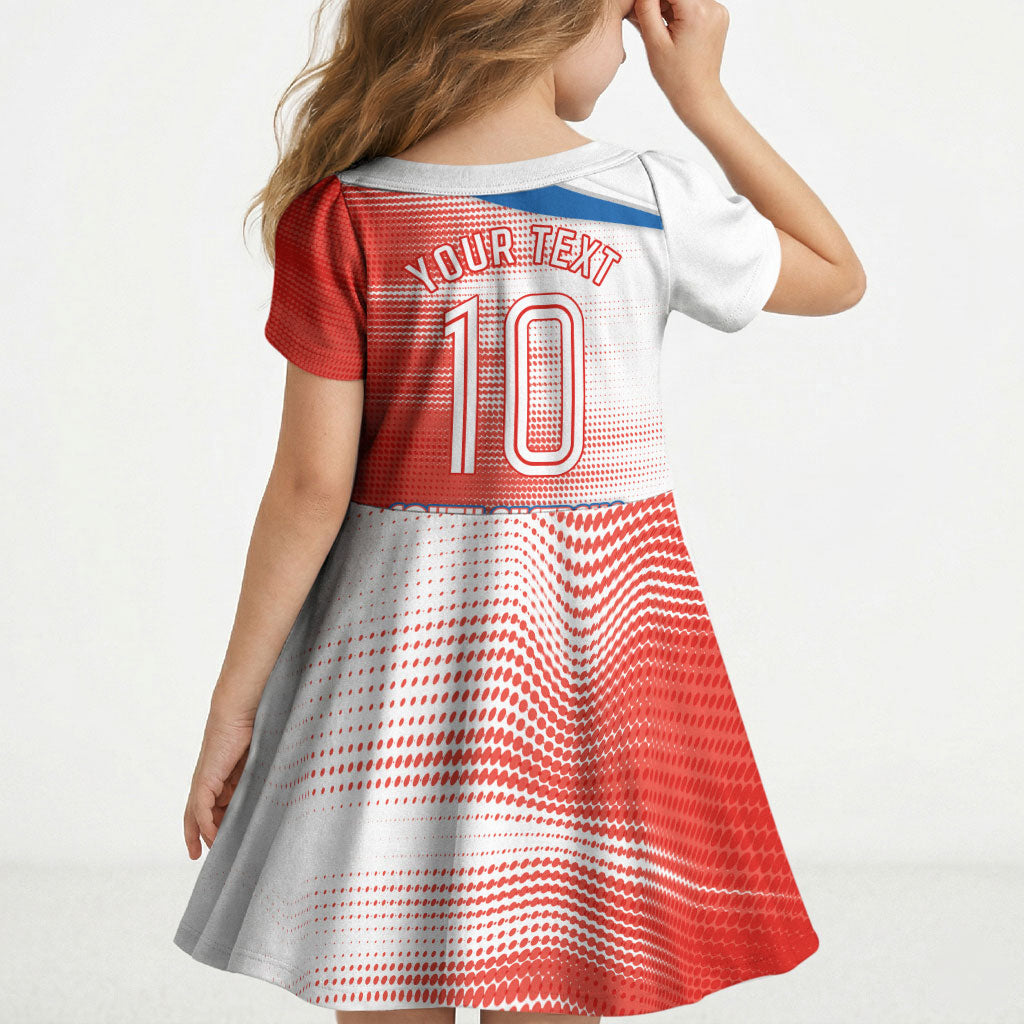 Personalised South Australia Oztag Bird Kid Short Sleeve Dress Australian Tag Rugby Bird Mascot