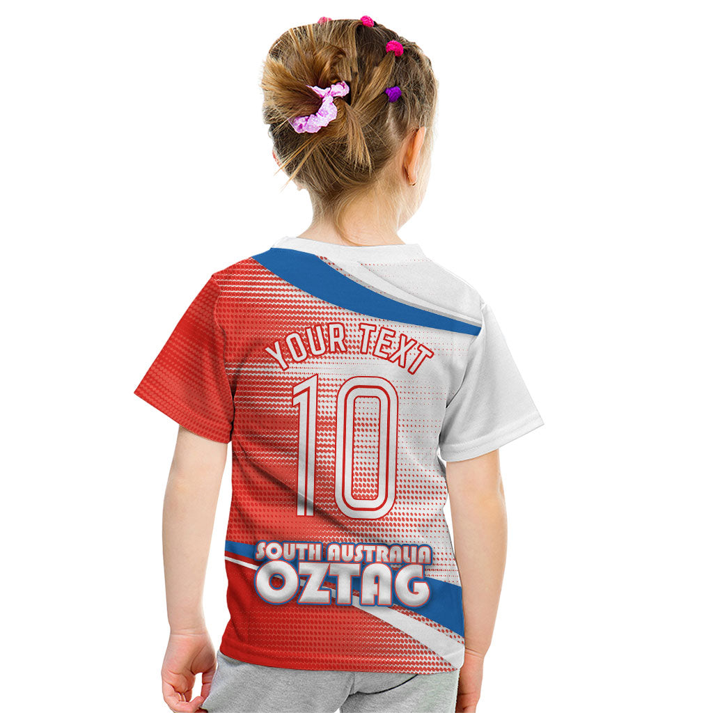 Personalised South Australia Oztag Bird Kid T Shirt Australian Tag Rugby Bird Mascot