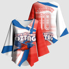 Personalised South Australia Oztag Bird Kimono Sleeve Blouse Australian Tag Rugby Bird Mascot