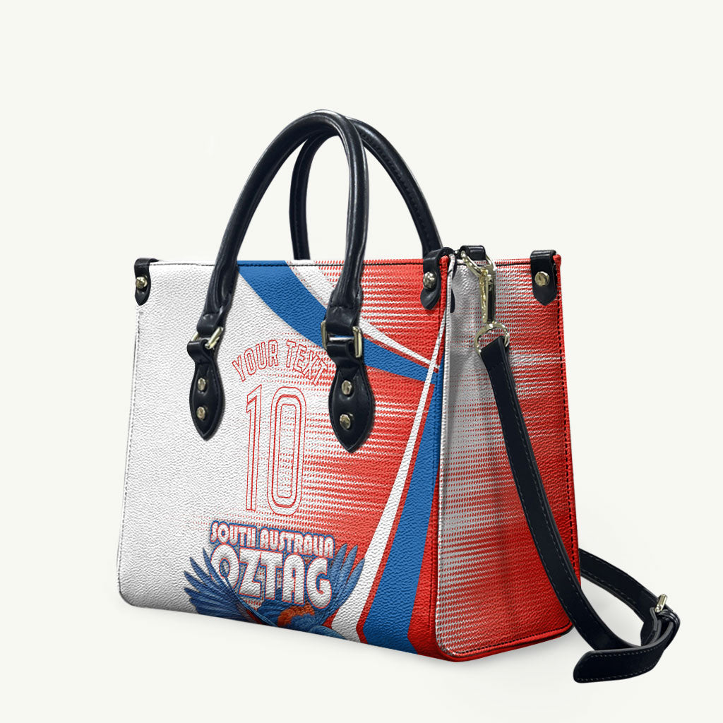 Personalised South Australia Oztag Bird Leather Bag Australian Tag Rugby Bird Mascot