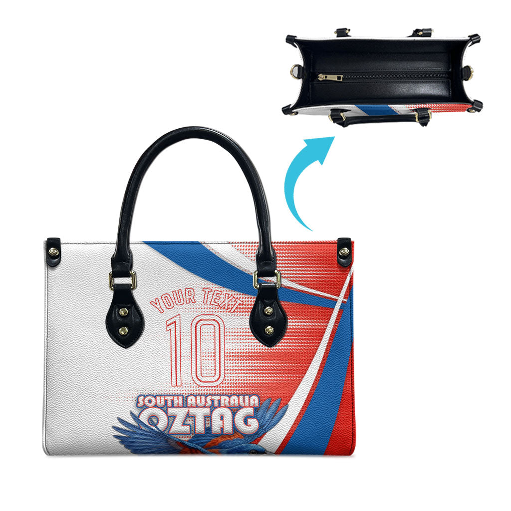 Personalised South Australia Oztag Bird Leather Bag Australian Tag Rugby Bird Mascot