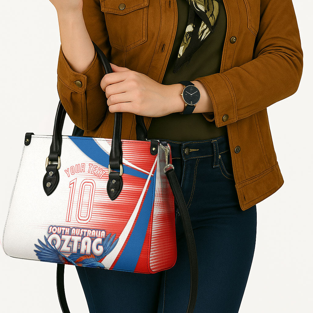 Personalised South Australia Oztag Bird Leather Bag Australian Tag Rugby Bird Mascot