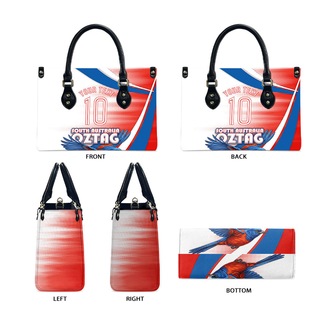 Personalised South Australia Oztag Bird Leather Bag Australian Tag Rugby Bird Mascot