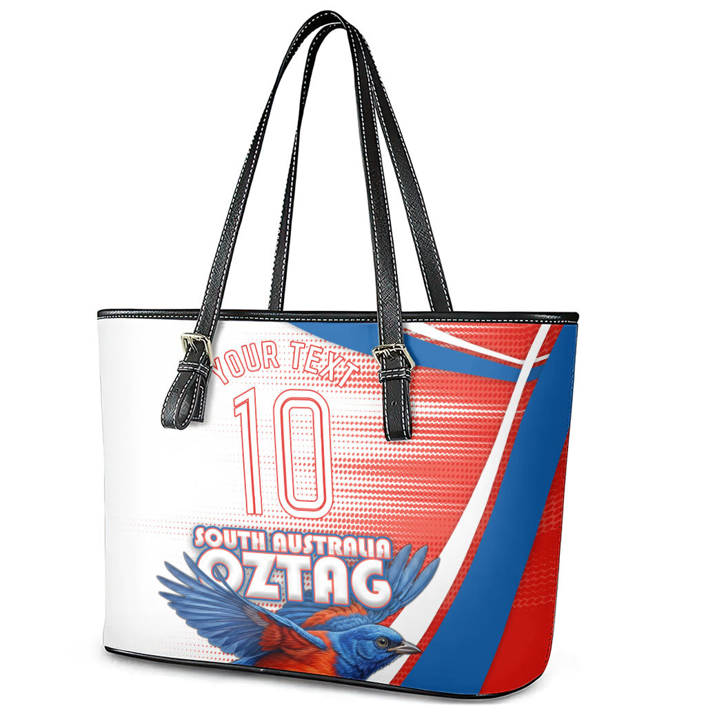 Personalised South Australia Oztag Bird Leather Tote Bag Australian Tag Rugby Bird Mascot