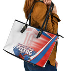 Personalised South Australia Oztag Bird Leather Tote Bag Australian Tag Rugby Bird Mascot