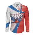 Personalised South Australia Oztag Bird Long Sleeve Button Shirt Australian Tag Rugby Bird Mascot
