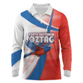 Personalised South Australia Oztag Bird Long Sleeve Polo Shirt Australian Tag Rugby Bird Mascot