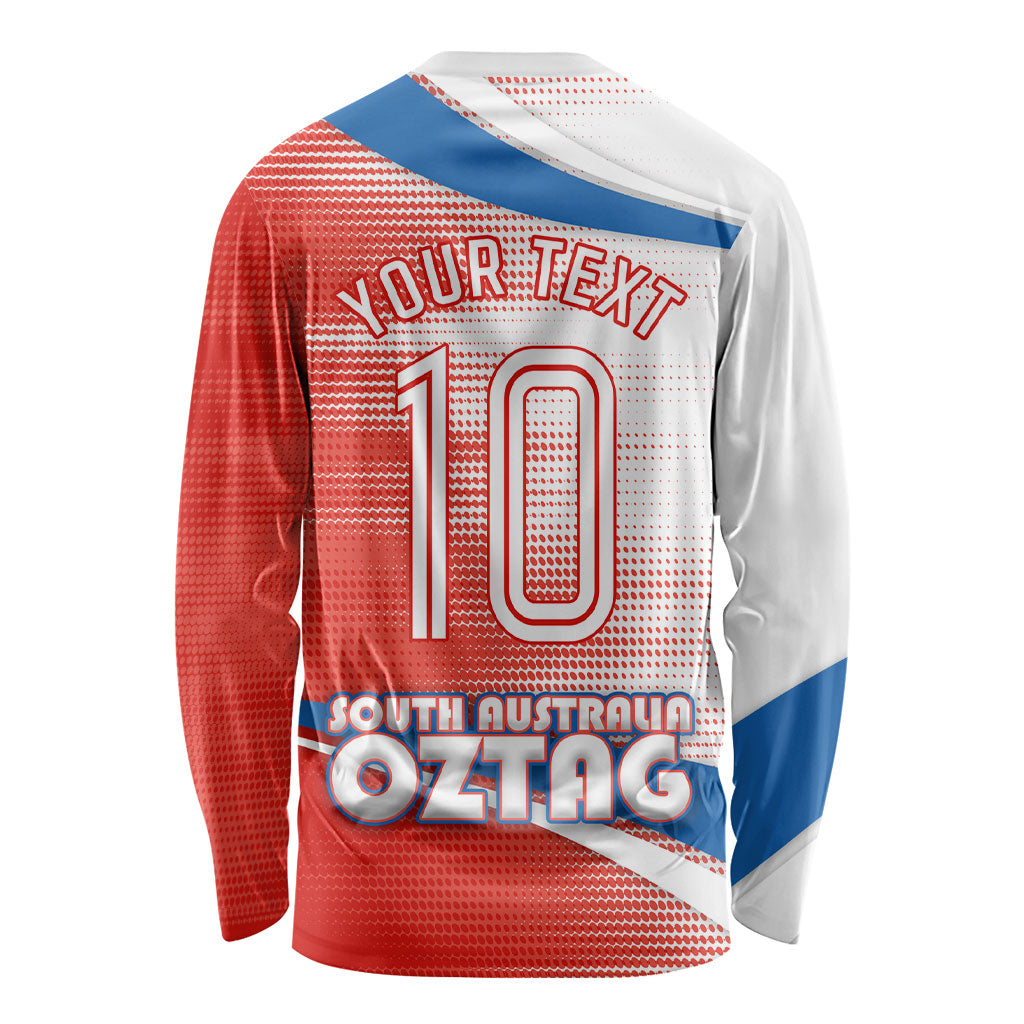 Personalised South Australia Oztag Bird Long Sleeve Shirt Australian Tag Rugby Bird Mascot