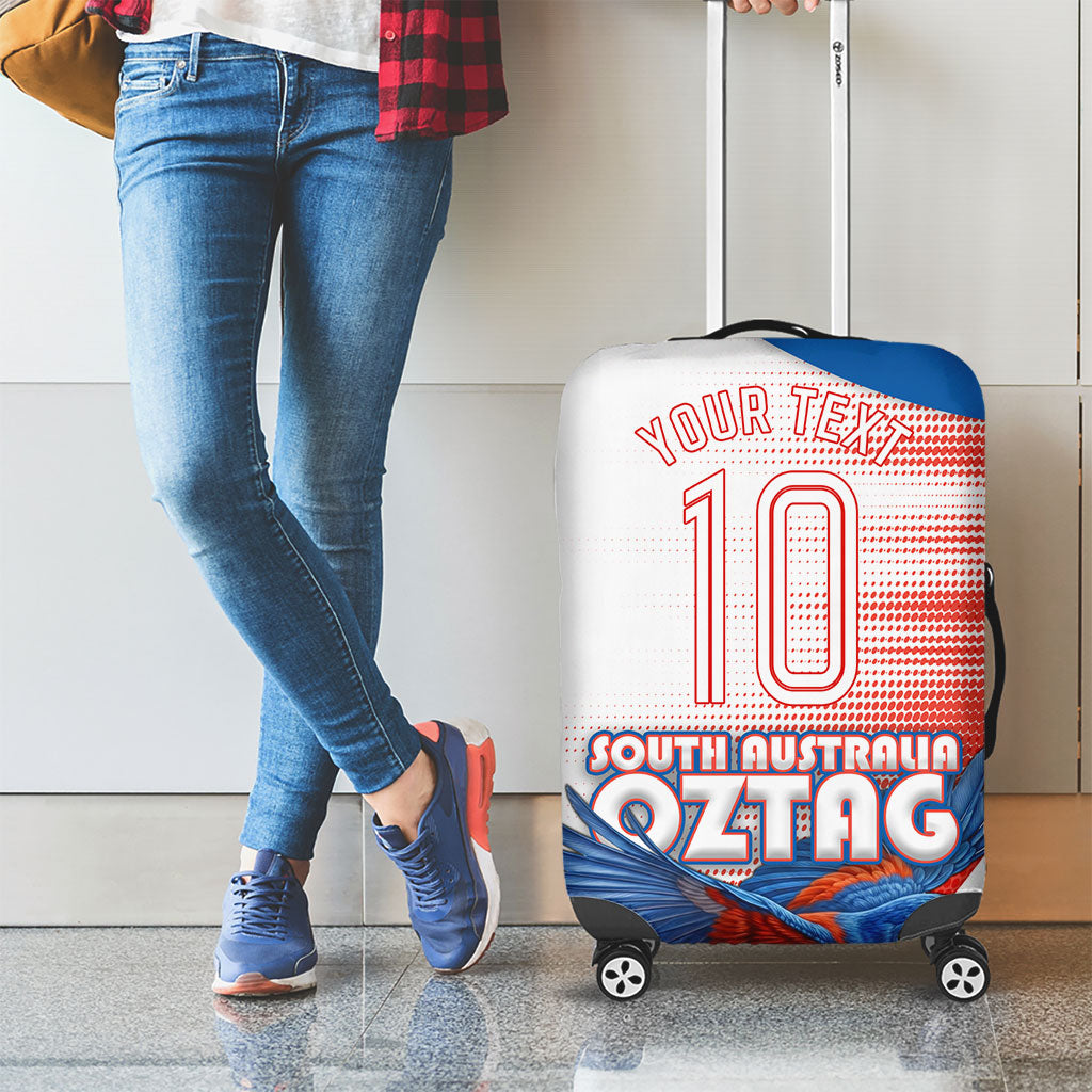 Personalised South Australia Oztag Bird Luggage Cover Australian Tag Rugby Bird Mascot