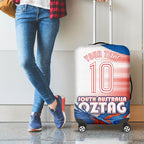Personalised South Australia Oztag Bird Luggage Cover Australian Tag Rugby Bird Mascot