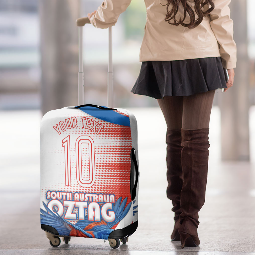 Personalised South Australia Oztag Bird Luggage Cover Australian Tag Rugby Bird Mascot
