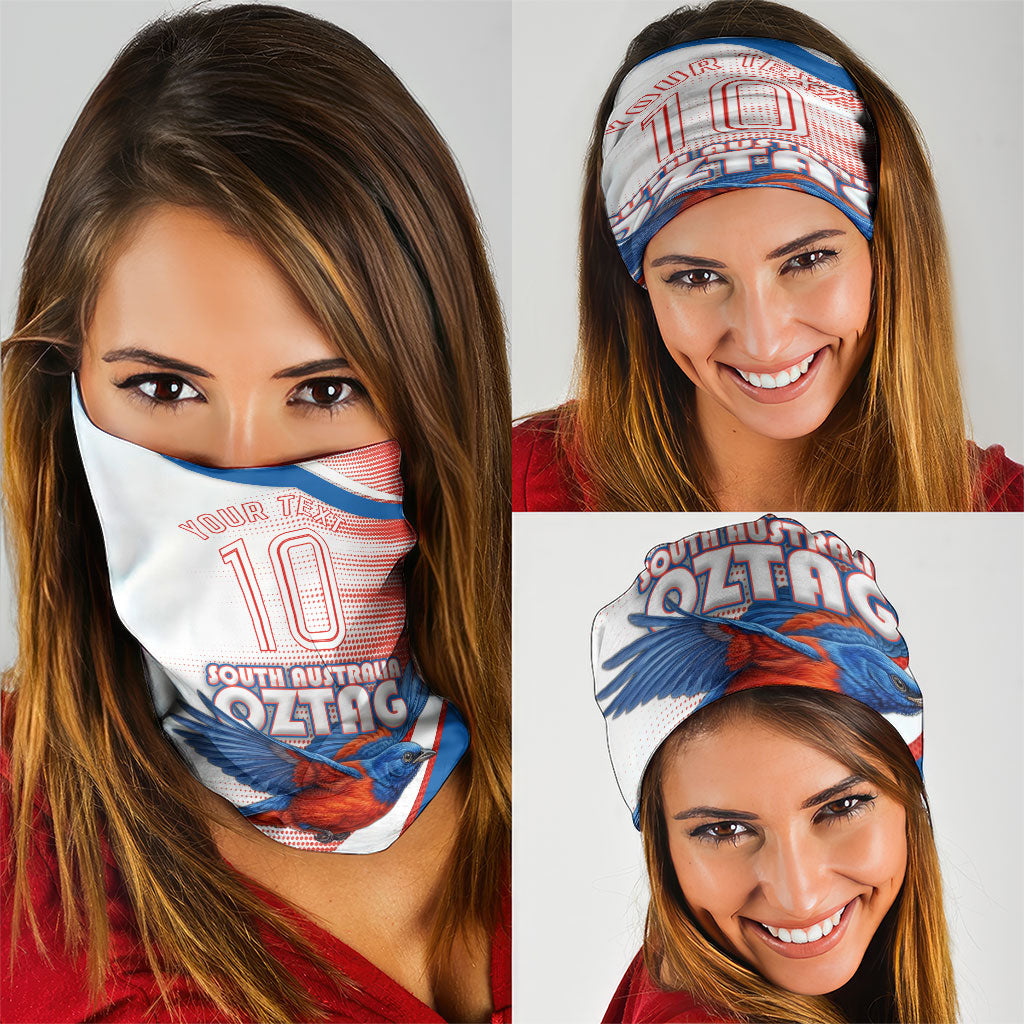 Personalised South Australia Oztag Bird Neck Gaiter Australian Tag Rugby Bird Mascot