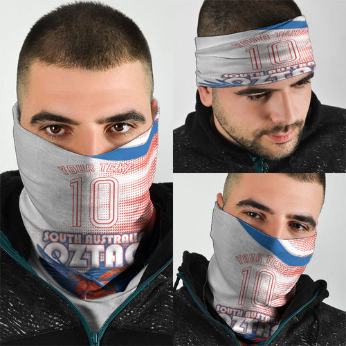 Personalised South Australia Oztag Bird Neck Gaiter Australian Tag Rugby Bird Mascot