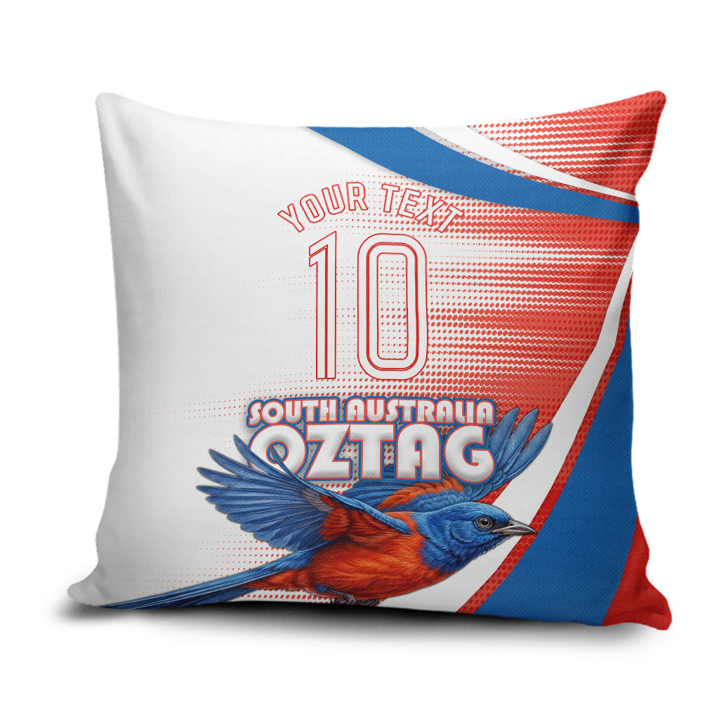 Personalised South Australia Oztag Bird Pillow Cover Australian Tag Rugby Bird Mascot