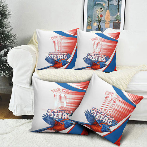 Personalised South Australia Oztag Bird Pillow Cover Australian Tag Rugby Bird Mascot