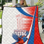 Personalised South Australia Oztag Bird Quilt Australian Tag Rugby Bird Mascot
