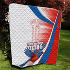Personalised South Australia Oztag Bird Quilt Australian Tag Rugby Bird Mascot