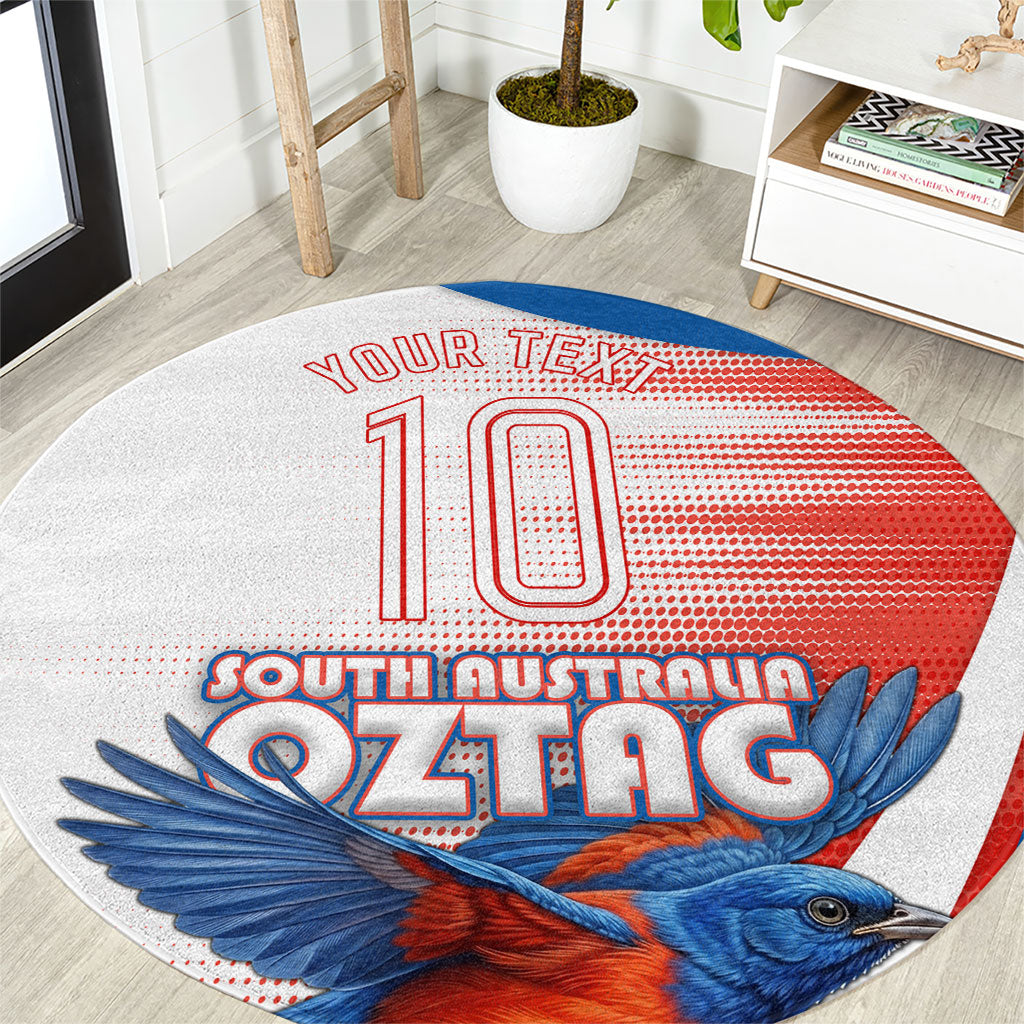 Personalised South Australia Oztag Bird Round Carpet Australian Tag Rugby Bird Mascot