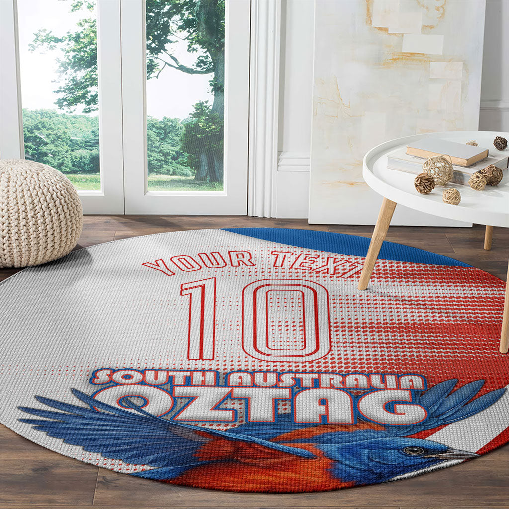 Personalised South Australia Oztag Bird Round Carpet Australian Tag Rugby Bird Mascot