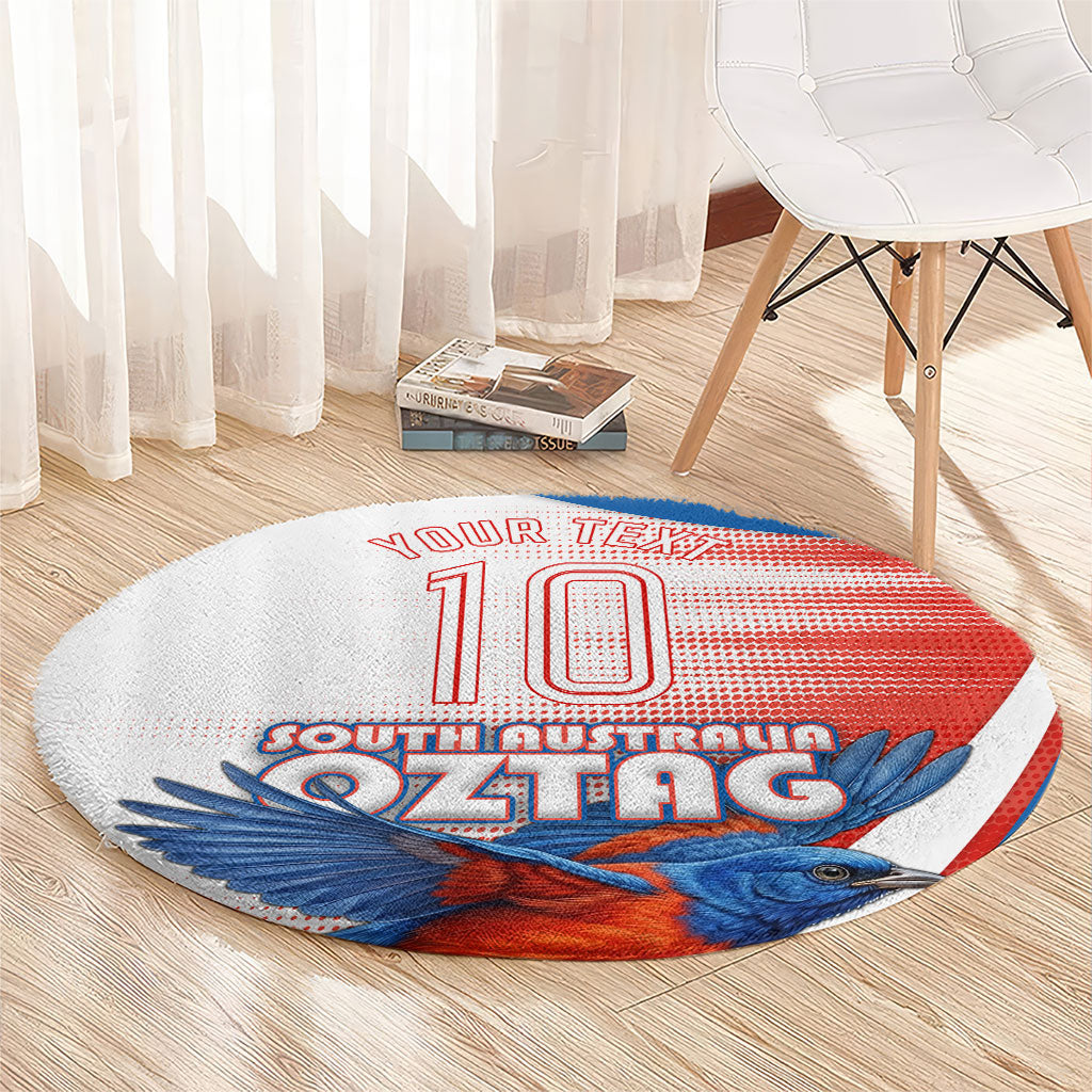 Personalised South Australia Oztag Bird Round Carpet Australian Tag Rugby Bird Mascot