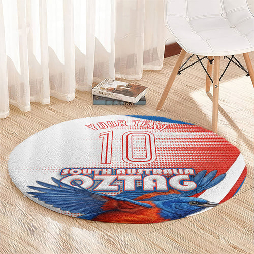 Personalised South Australia Oztag Bird Round Carpet Australian Tag Rugby Bird Mascot