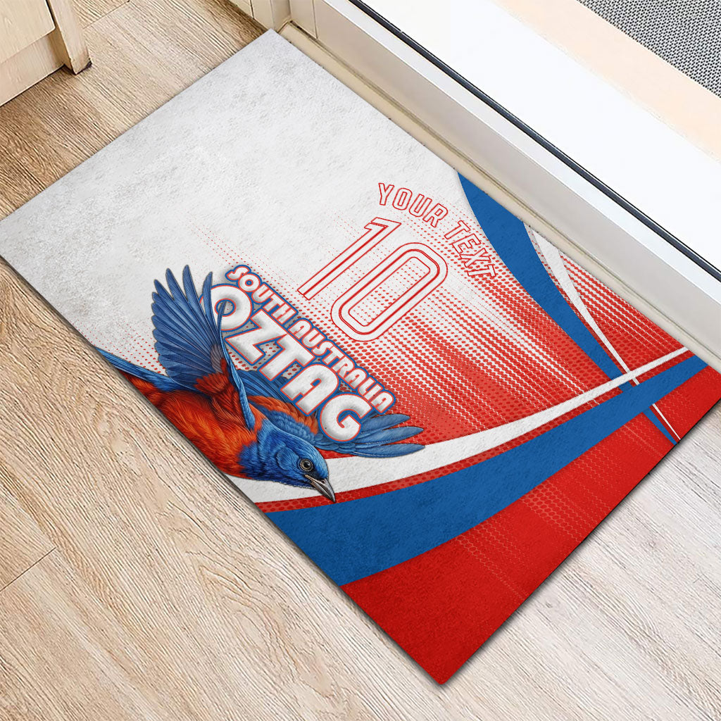 Personalised South Australia Oztag Bird Rubber Doormat Australian Tag Rugby Bird Mascot