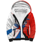 Personalised South Australia Oztag Bird Sherpa Hoodie Australian Tag Rugby Bird Mascot