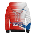Personalised South Australia Oztag Bird Sherpa Hoodie Australian Tag Rugby Bird Mascot