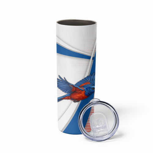 Personalised South Australia Oztag Bird Skinny Tumbler Australian Tag Rugby Bird Mascot