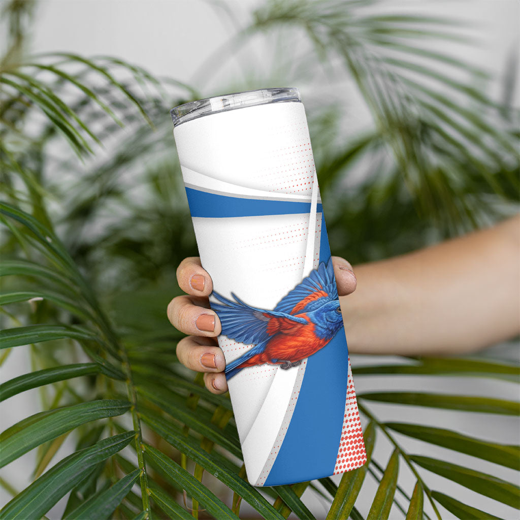 Personalised South Australia Oztag Bird Skinny Tumbler Australian Tag Rugby Bird Mascot