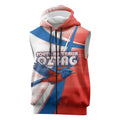 Personalised South Australia Oztag Bird Sleeveless Zip Hoodie Australian Tag Rugby Bird Mascot
