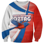 Personalised South Australia Oztag Bird Sweatshirt Australian Tag Rugby Bird Mascot