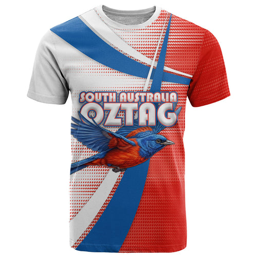 Personalised South Australia Oztag Bird T Shirt Australian Tag Rugby Bird Mascot