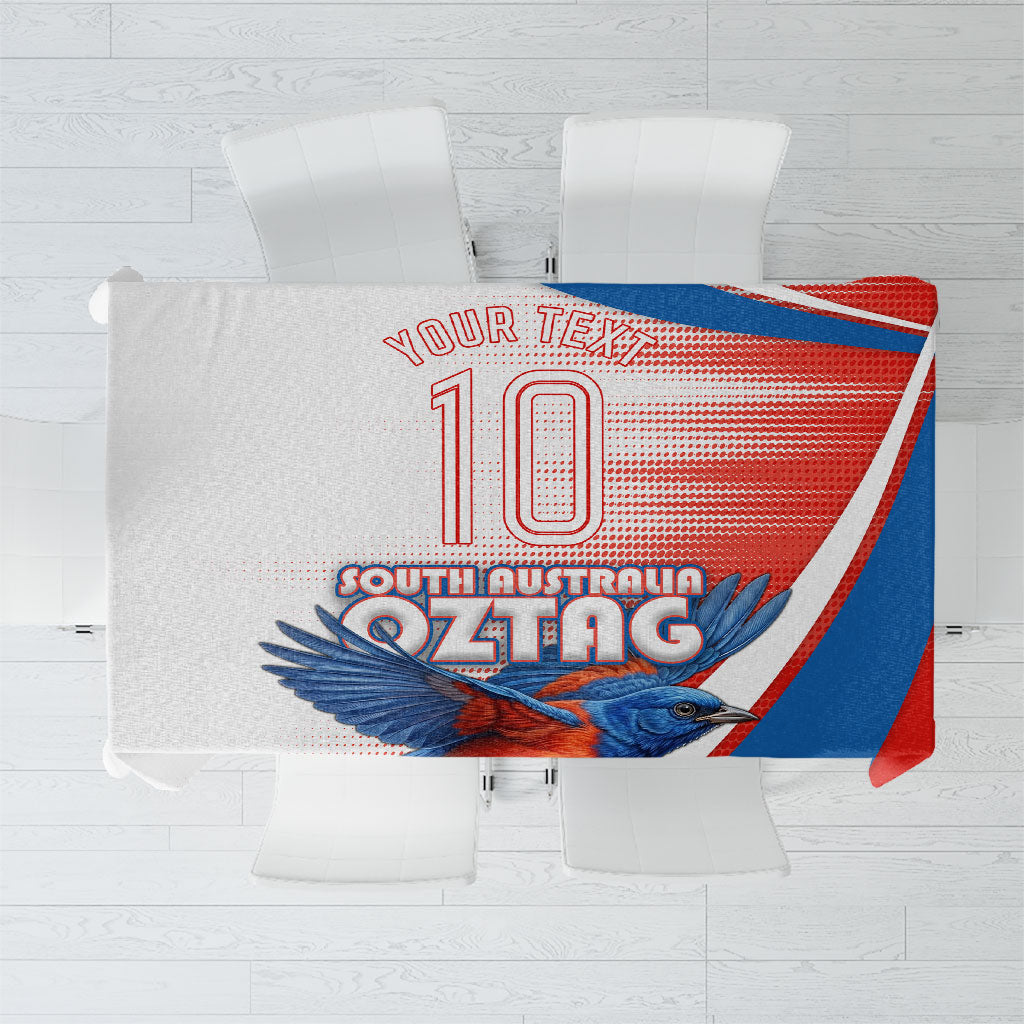 Personalised South Australia Oztag Bird Tablecloth Australian Tag Rugby Bird Mascot