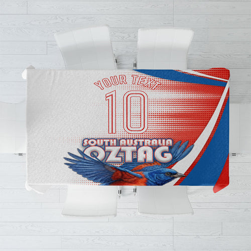 Personalised South Australia Oztag Bird Tablecloth Australian Tag Rugby Bird Mascot