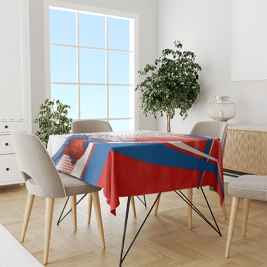 Personalised South Australia Oztag Bird Tablecloth Australian Tag Rugby Bird Mascot