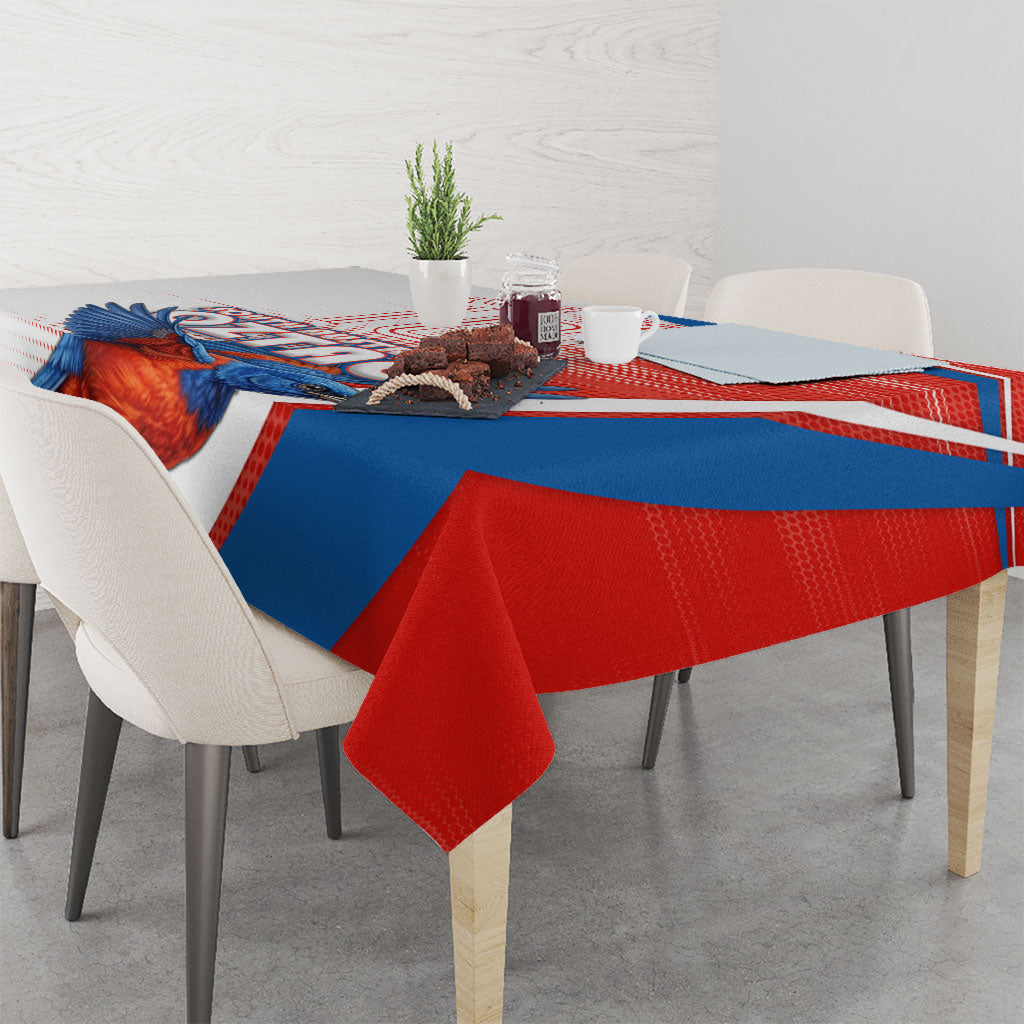 Personalised South Australia Oztag Bird Tablecloth Australian Tag Rugby Bird Mascot
