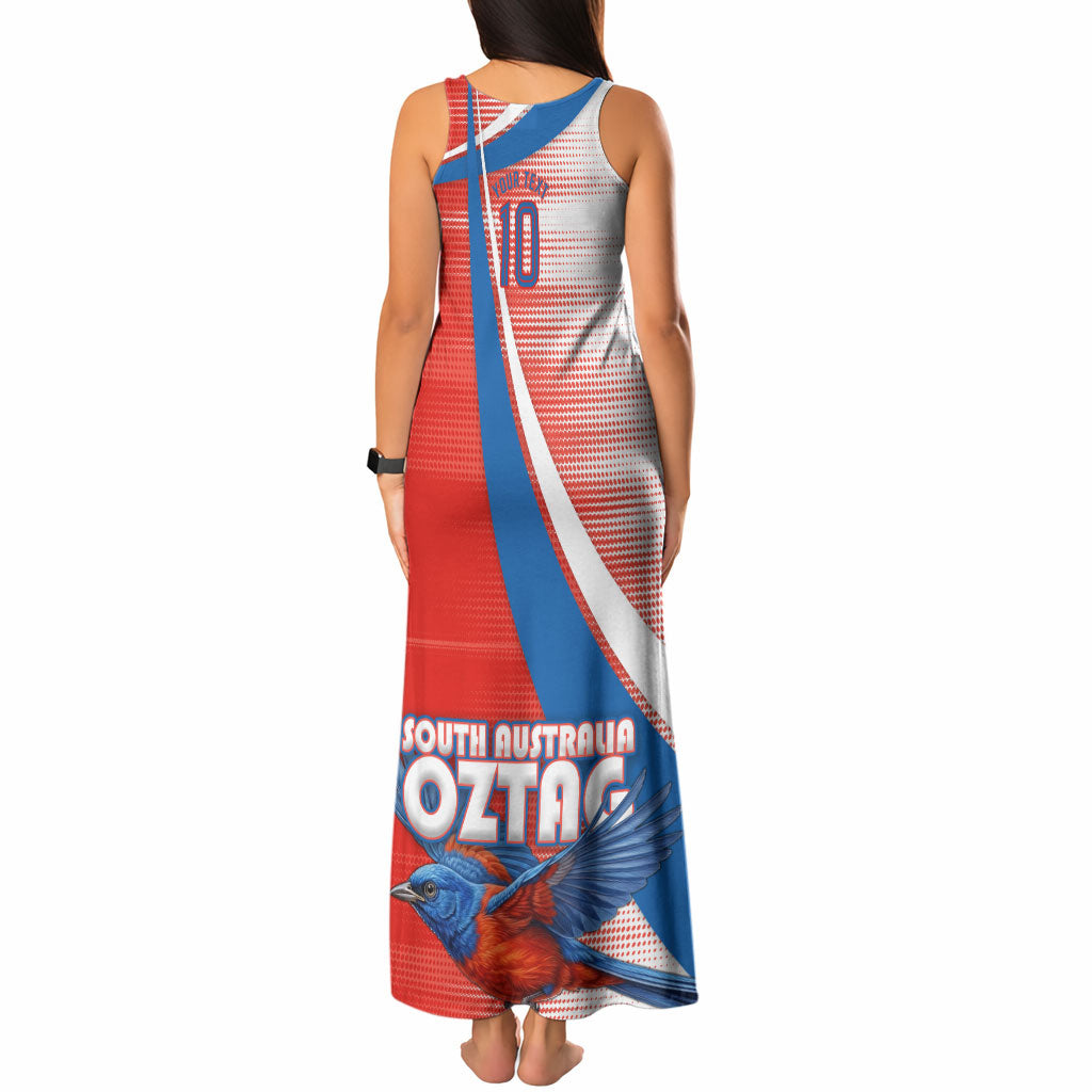 Personalised South Australia Oztag Bird Tank Maxi Dress Australian Tag Rugby Bird Mascot