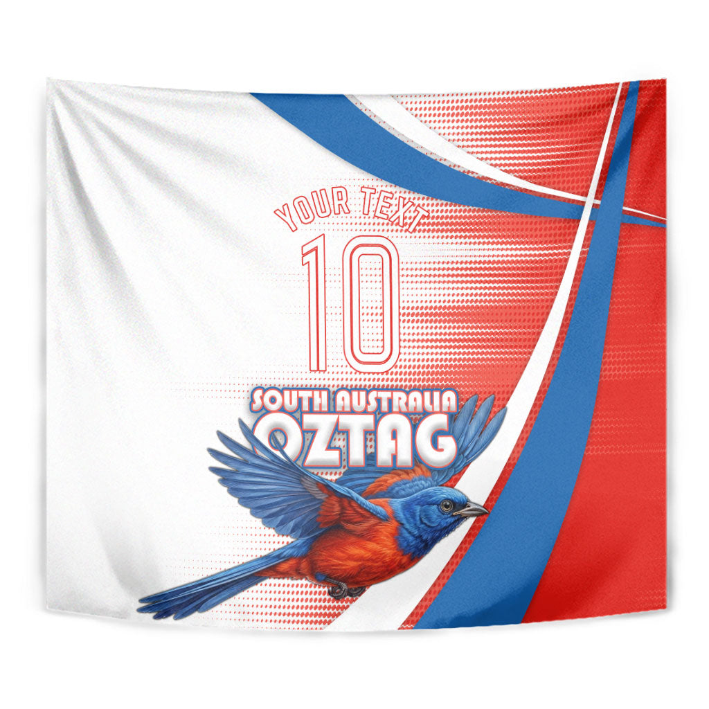 Personalised South Australia Oztag Bird Tapestry Australian Tag Rugby Bird Mascot
