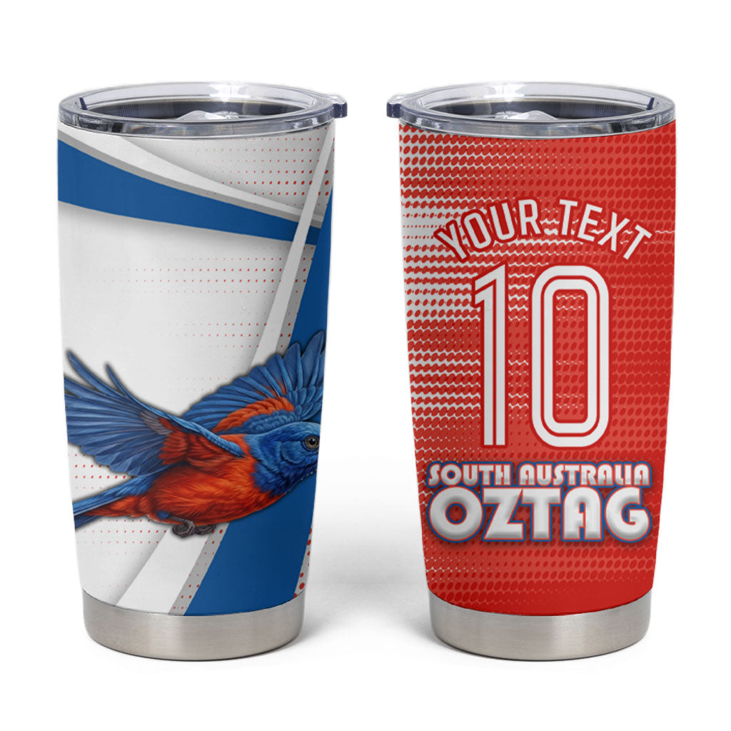 Personalised South Australia Oztag Bird Tumbler Cup Australian Tag Rugby Bird Mascot