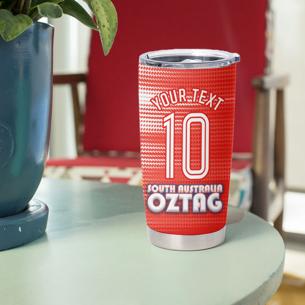 Personalised South Australia Oztag Bird Tumbler Cup Australian Tag Rugby Bird Mascot