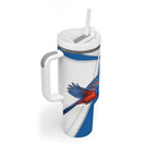 Personalised South Australia Oztag Bird Tumbler With Handle Australian Tag Rugby Bird Mascot