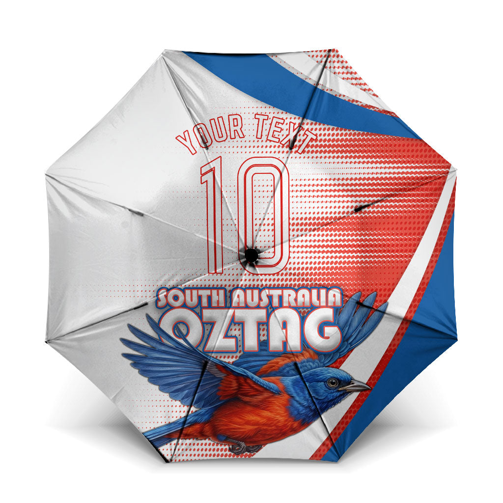 Personalised South Australia Oztag Bird Umbrella Australian Tag Rugby Bird Mascot