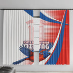 Personalised South Australia Oztag Bird Window Curtain Australian Tag Rugby Bird Mascot