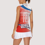 Personalised South Australia Oztag Bird Women Sleeveless Polo Shirt Australian Tag Rugby Bird Mascot
