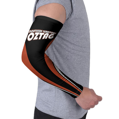Personalised Northern Territory Oztag Arm Sleeves Aboriginal Dot Art Australian Sports