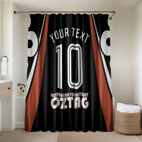 Personalised Northern Territory Oztag Bathroom Set Aboriginal Dot Art Australian Sports