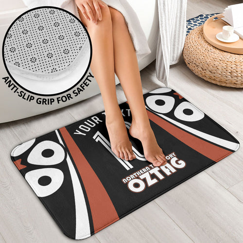 Personalised Northern Territory Oztag Bathroom Set Aboriginal Dot Art Australian Sports
