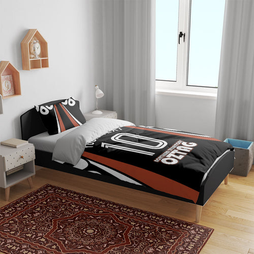 Personalised Northern Territory Oztag Bedding Set Aboriginal Dot Art Australian Sports